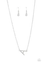 Load image into Gallery viewer, INITIALLY Yours - A - White Necklace