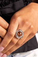 Load image into Gallery viewer, Chic Center - Brown Dainty Ring