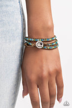 Load image into Gallery viewer, PAW-sitive Thinking - Blue Bracelet