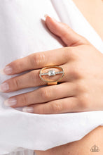 Load image into Gallery viewer, Middle of the Road - Gold Ring