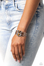 Load image into Gallery viewer, Peacock Plume - Brown Bracelet