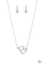 Load image into Gallery viewer, INITIALLY Yours - B - White Necklace