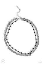 Load image into Gallery viewer, A Pop of Color - Black Choker Necklace