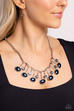 Load image into Gallery viewer, Abstract Adornment - Blue Necklace