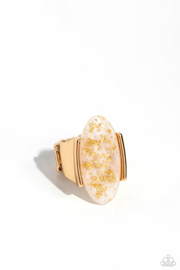 Shimmery Sovereign - White Ring