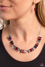 Load image into Gallery viewer, Elite Emeralds - Red Necklace