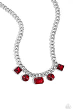Load image into Gallery viewer, Alternating Audacity - Red Necklace