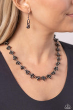 Load image into Gallery viewer, Knotted Kickoff - Black Gunmetal Necklace