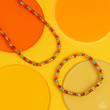 Load image into Gallery viewer, GLASS is in Session - Red Stretchy Bracelet