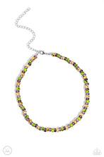 Load image into Gallery viewer, Colorfully GLASSY - Purple Choker Necklace