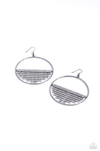 Load image into Gallery viewer, Fierce Fringe - Black Gunmetal Earrings