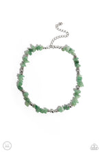 Load image into Gallery viewer, Carved Confidence - Green Choker Necklace