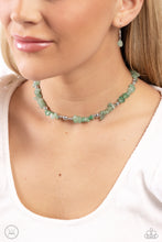 Load image into Gallery viewer, Carved Confidence - Green Choker Necklace