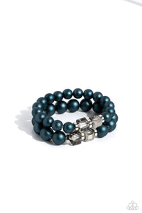 Shopaholic Showdown - Blue Set of Bracelets