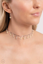 Load image into Gallery viewer, Delicate Display - White Choker Necklace
