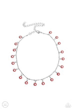 Load image into Gallery viewer, Delicate Display - Red Choker Necklace