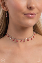 Load image into Gallery viewer, Delicate Display - Red Choker Necklace