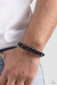 Monochromatic Mechanic - Black Gunmetal Bracelet