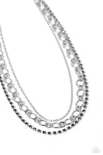 Load image into Gallery viewer, Tasteful Tiers - Green Necklace