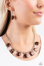 Load image into Gallery viewer, Welcome to BALL Street - Brown Necklace