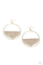 Load image into Gallery viewer, Fierce Fringe - Gold Earrings