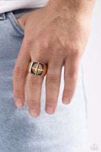 Load image into Gallery viewer, Adventure is Waiting - Gold Urban Ring