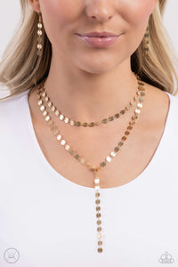 Reeling in Radiance - Gold Choker Necklace
