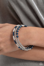 Load image into Gallery viewer, Just SASSING Through - Blue Coil Bracelet