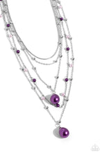 Load image into Gallery viewer, SASS with Flying Colors - Purple Necklace