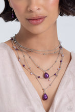 Load image into Gallery viewer, SASS with Flying Colors - Purple Necklace