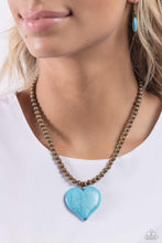 Load image into Gallery viewer, Picturesque Pairing - Brass Necklace