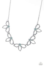 Load image into Gallery viewer, Petal Pageantry - Blue Necklace