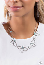 Load image into Gallery viewer, Petal Pageantry - Blue Necklace