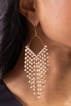 Load image into Gallery viewer, V Fallin - Gold Earrings