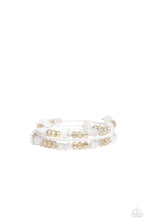 Load image into Gallery viewer, Notoriously Nuanced - White Coil Bracelet