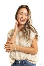 Load image into Gallery viewer, Notoriously Nuanced - White Coil Bracelet