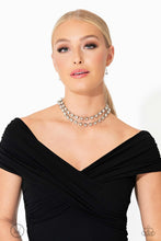 Load image into Gallery viewer, Glistening Gallery - White Choker Necklace