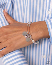 Load image into Gallery viewer, Bodacious Beacon - White Bangle Bracelet