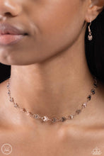 Load image into Gallery viewer, Fluttering Festival - Rose Gold Choker Necklace