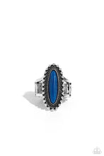 Load image into Gallery viewer, Oblong Occasion - Blue Ring