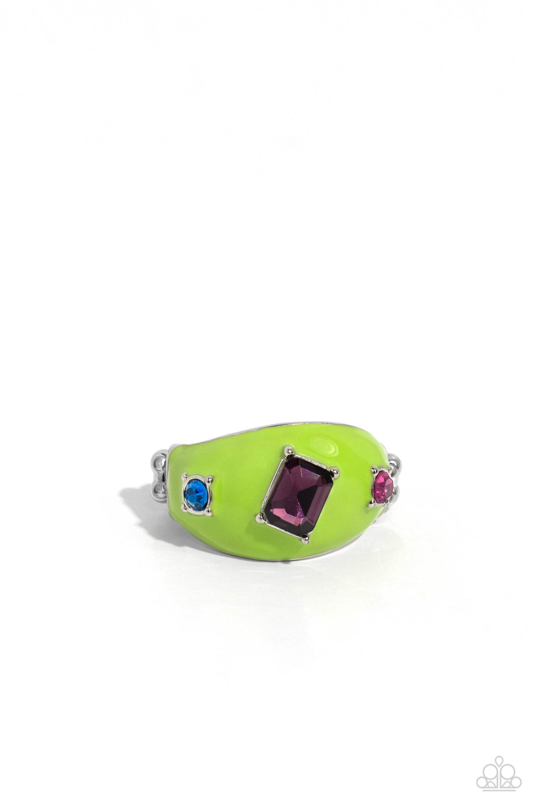 Blinding Behavior - Green Dainty Ring