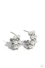 Load image into Gallery viewer, White Collar Wardrobe - White Hoop Earrings