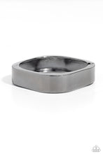 Load image into Gallery viewer, Boss Babe Basic - Black Gunmetal Hinged Bracelet