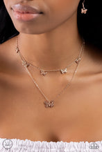 Load image into Gallery viewer, Butterfly Beacon - Rose Gold Choker Necklace