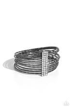 Load image into Gallery viewer, Shimmery Silhouette - Black Gunmetal Bracelet