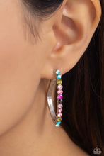 Load image into Gallery viewer, Triangular Tapestry - Multi Hoop Earrings