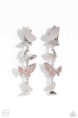 Flying Flashy - Pink Earrings