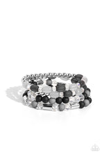 Load image into Gallery viewer, Glassy Gait - Black Set of Bracelets