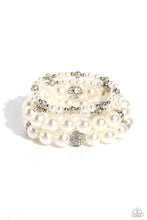 Load image into Gallery viewer, Vastly Vintage - White Set of Bracelets