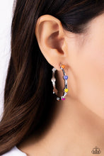 Load image into Gallery viewer, Affectionate Actress - Orange Hoop Earrings